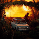 Illustration for article titled The Nissan Paos Press Pics Have Dinosaurs, Are The Greatest Ever